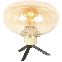 Steinhauer Tafellamp Reflexion Ø 22cm Met Amber Glas