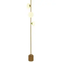Searchlight Gouden vloerlamp Pebble