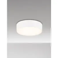 Lyora Ronde plafondlamp Judi Ø 21cm wit