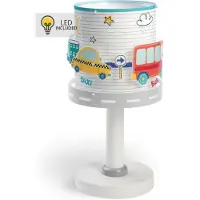 DALBER Tafellampje Baby Travel grijs glow in the dark