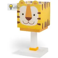 DALBER Kinderkamer Tafellamp Tiger Geel