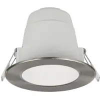 TRIO Led inbouwspot | Rond | Virunga | Nikkel | Ø 95mm | 2300-3000-4000K | IP44 | 6W