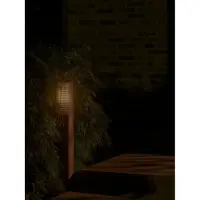 Nordlux Tuinpadverlichting Sidara 95 Seaside, bruin, aluminium, IP44, E27 Sidara, dimbaar, bruin / roest, Aluminium, Modern