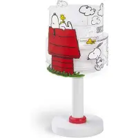 DALBER Tafellampje Snoopy wit met rood
