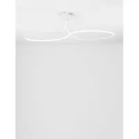 Nova Luce Plafondlamp Fungo krul wit