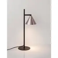 Lyora Tafellamp Conico Zwart Met Koffiebruin
