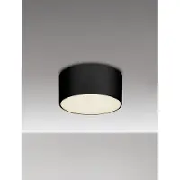 Lyora Ronde plafondlamp Judi Ø 12cm antraciet