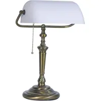 Steinhauer Tafellamp Ancilla wit - brons