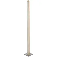 HerzBlut Houten vloerlamp Leonora 161 cm - oak nature