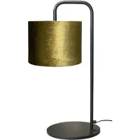 Masterlight Tafel Schemerlamp Venus met olijfgroene lampenkap