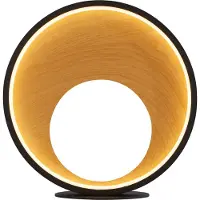 Searchlight Design Tafellamp Curio Zwart Met Hout
