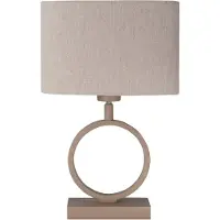 Highlight Tafellamp Siena zand bruin