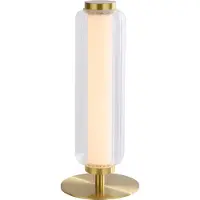 Searchlight Moderne tafellamp Mod messing