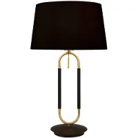 Searchlight Tafellamp Jazz Zwart Met Goud
