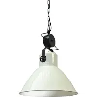 Masterlight Retro industrie hanglamp Industria 44 Bud wit met zwart