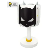 DALBER Kinderkamer tafellamp Hero zwart glow in the dark