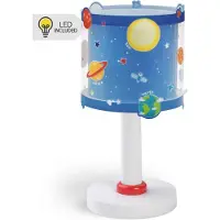 DALBER Tafellampje Planets Blauw Voor Kinderkamer