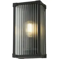 Searchlight Wandlamp Cincinnati zwart
