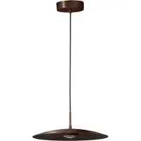 Eth Strakke hanglamp Sanne Ø 40cm - anodic brown