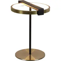 Searchlight Tafellamp Aerial zwart en goud