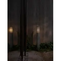 Nordlux Tuinpadverlichting Sidara 95 Seaside, antraciet, aluminium, IP44, E27 Sidara, dimbaar, alu / grijs / zink, Aluminium, Modern