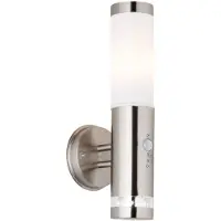 Brilliant Bole G96131/82 Buitenlamp met bewegingsmelder (wand) Halogeen E27 60 W RVS