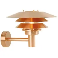 Nordlux Buitenlamp koper voordeur 'Veno' E27 glas
