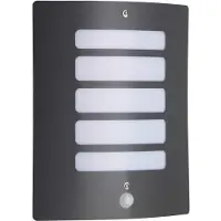 Brilliant Antraciete buitenlamp Todd met sensor
