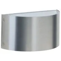 Albert Wandlamp buiten MOMBASA, dimbaar, alu / grijs / zink, Roestvrij staal, Modern