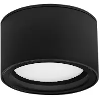 Lyora Ronde plafondlamp Focus Ø 10cm antraciet