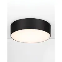 Lyora Ronde plafondlamp Judi Ø 21cm antraciet