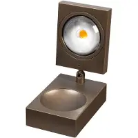Expo ETH Jake Cube tafellamp Led met lens 3 step dimming 2700k 10w Anodic brown 721L