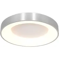 Steinhauer Plafondlamp Ringlede 48 cm zilver