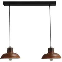 Masterlight Eetkamerlamp Industria 2x26 Landelijk