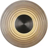 Searchlight LED-wandlamp Cleo, dimbaar, alu / grijs / zink, Woon-/ Eetkamer, Glas, Modern, LED wandlamp