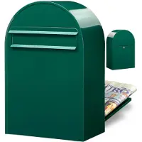 Bobi Brievenbus Classic B 6005 Donkergroen