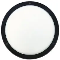 Albert Moderne wandlamp Rondo 25cm zwart