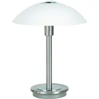 Highlight Klassieke tafellamp Touch nikkel Ø 20cm