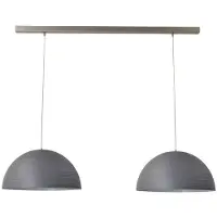 Masterlight Betongrijze Eettafellamp Concepto 2x35