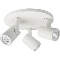 Highlight Opbouwspot Halo Spot wit 3-lichts rond
