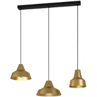 Stars of Light Gouden hanglamp Savarna met 3 kappen