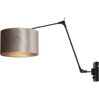 Steinhauer Wandlamp Prestige Chic 8122ZW met zilveren velours kap