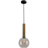 Masterlight Hanglamp Ø 20cm Bella 2 Antiek messing met goud glas