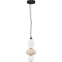 Nova Luce Hanglamp Oneta wit - beige