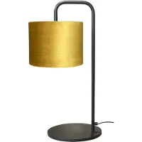 Masterlight Tafel Schemerlamp Venus met goudkleurige lampenkap