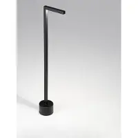 Lyora Strakke tuinlamp Pipe zwart 64,5cm