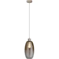 Masterlight Glazen hanglamp Olive Ø 18,5cm - zand