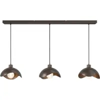Masterlight Kantoor hanglamp Volta 3x Ø30cm - cacao