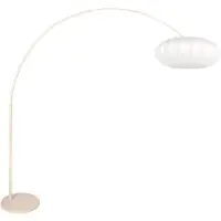 Steinhauer Booglamp Sparkled Light Creme Met Witte Kap Ø 60cm