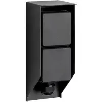 Ks Verlichting Stopcontact Double zwart